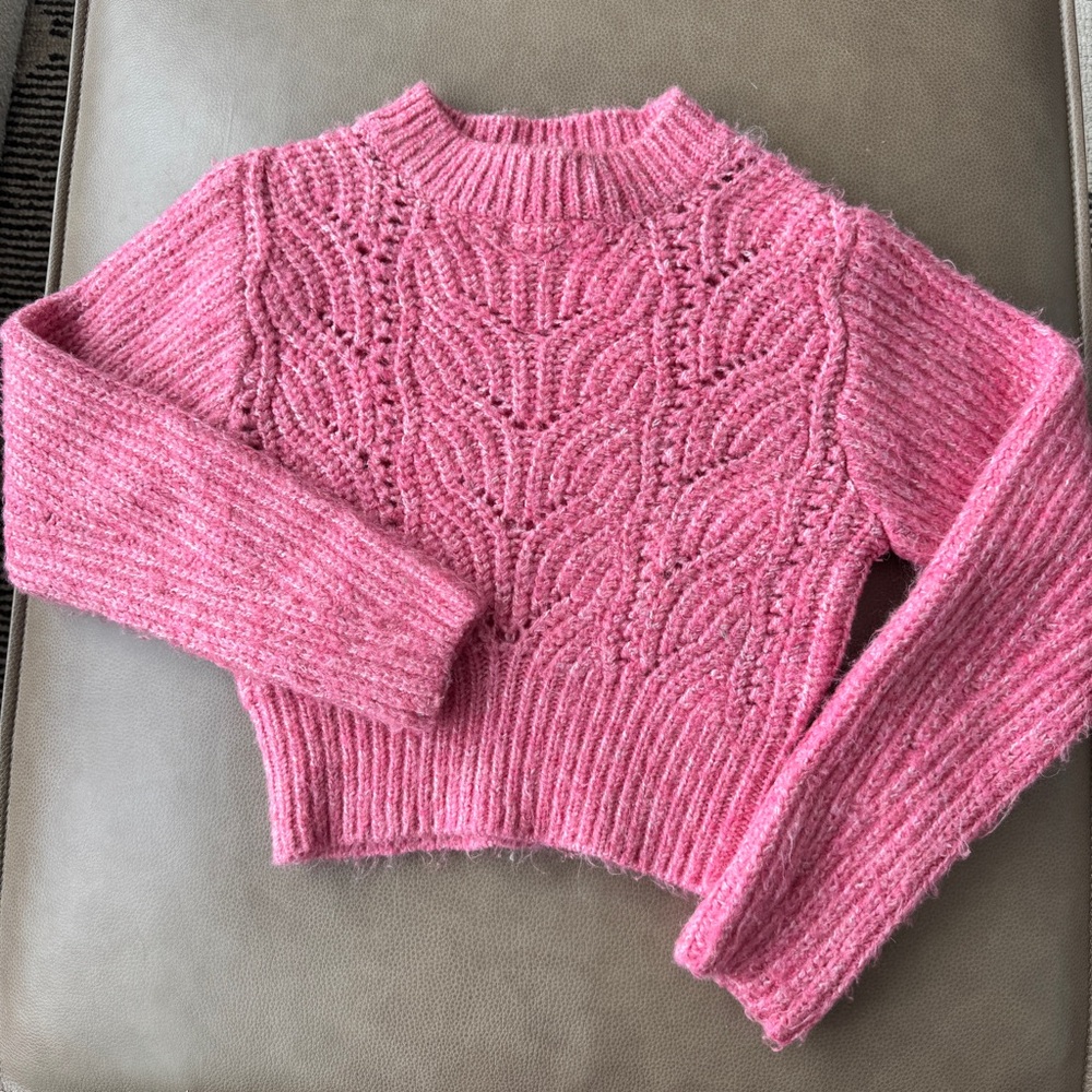 Pink Knit Industry Sweater - S